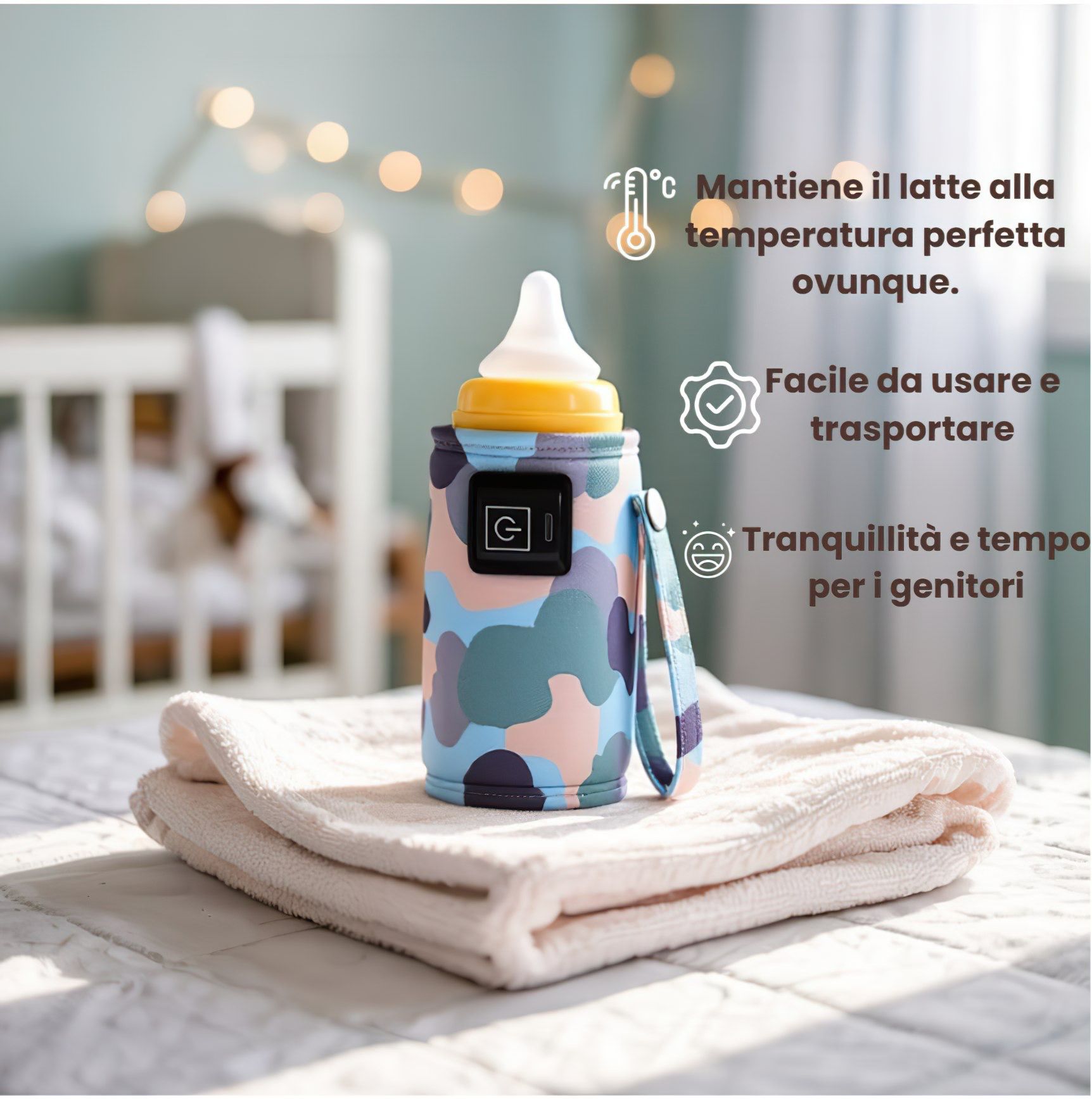 Bebbly™ - Scaldabiberon Portatile Usb per Neonati - Baby Genius