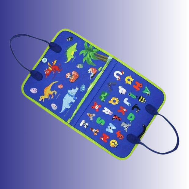 BookGenius™ – Tavola Sensoriale Montessori in Feltro per Bambini - Baby Genius