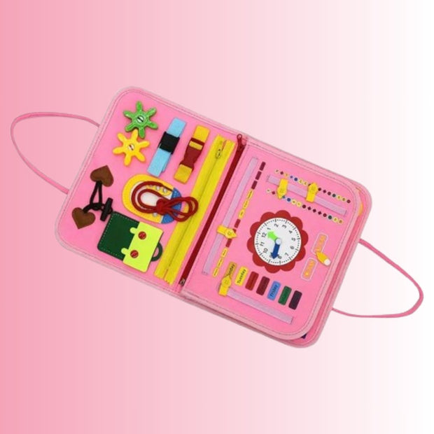 BookGenius™ – Tavola Sensoriale Montessori in Feltro per Bambini - Baby Genius