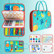 BookGenius™ - Tavola Sensoriale Montessori in Feltro per Bambini - Baby Genius