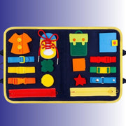 BookGenius™ – Tavola Sensoriale Montessori in Feltro per Bambini - Baby Genius