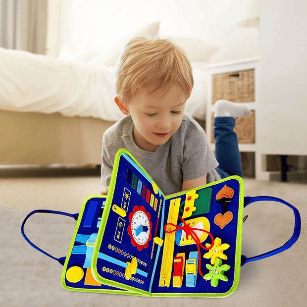BookGenius™ - Tavola Sensoriale Montessori per Bambini da 1 a 6 anni - Baby Genius