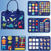 BookGenius™ - Tavola Sensoriale Montessori per Bambini da 1 a 6 anni - Baby Genius
