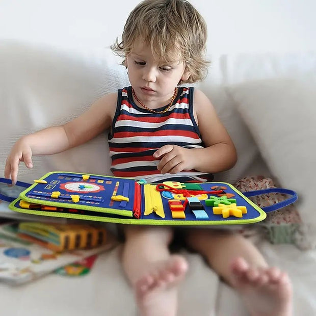 BookGenius™ - Tavola Sensoriale Montessori per Bambini da 1 a 6 anni - Baby Genius