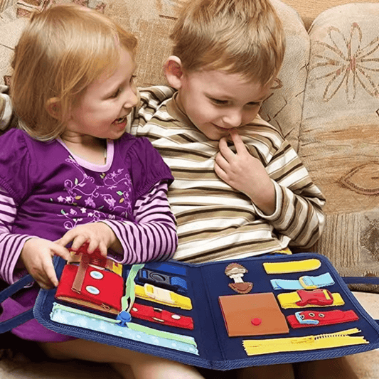 BookGenius™ - Tavola Sensoriale Montessori per Bambini da 1 a 6 anni - Baby Genius