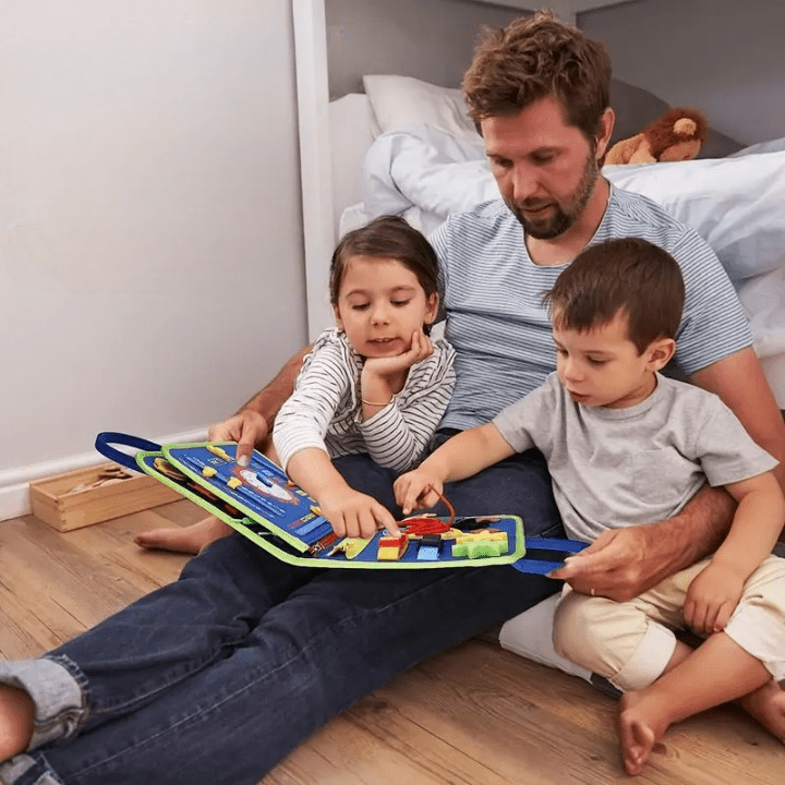 BookGenius™ - Tavola Sensoriale Montessori per Bambini da 1 a 6 anni - Baby Genius
